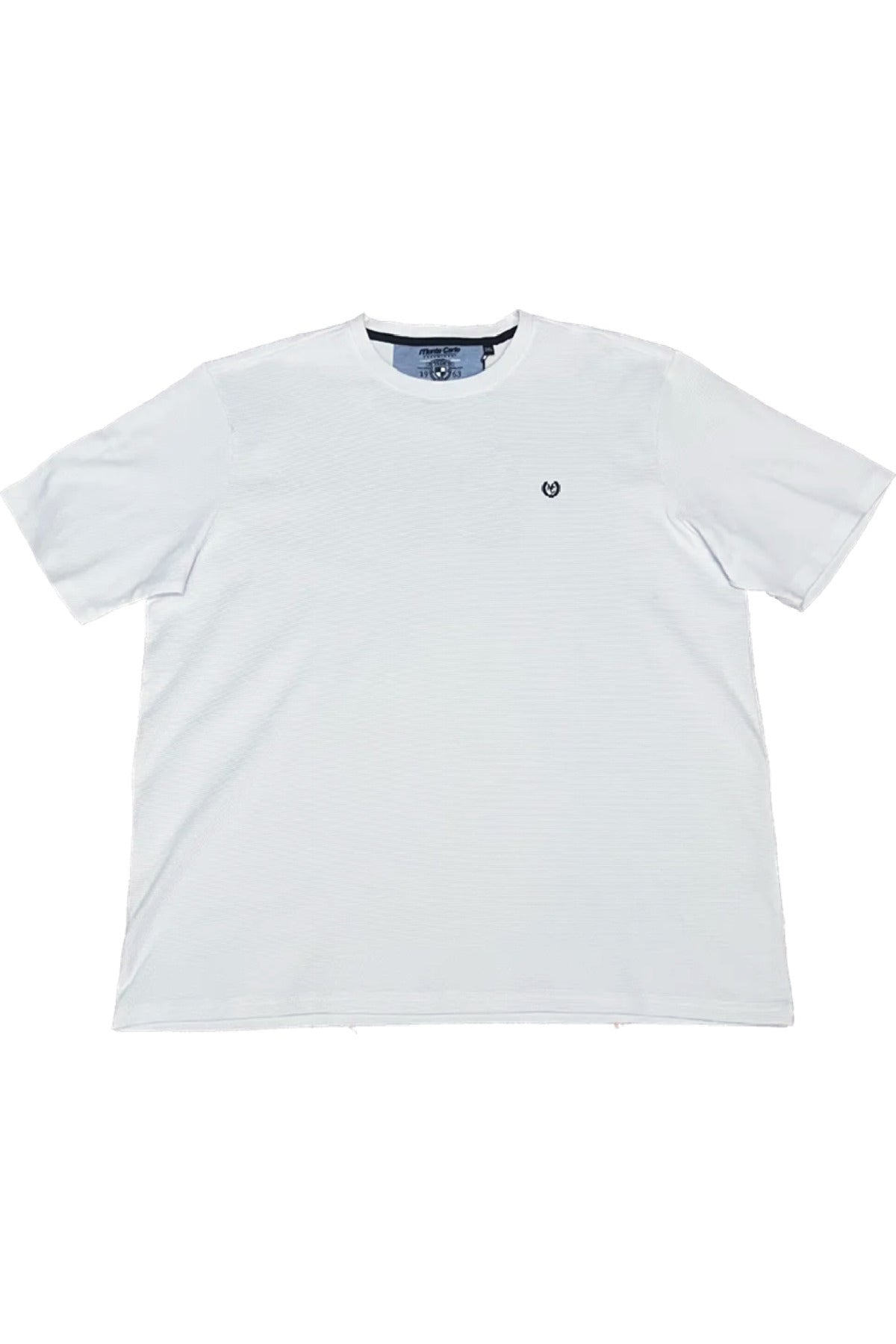 Büyük Beden Waffle Örme Likralı Penye T-shirt
