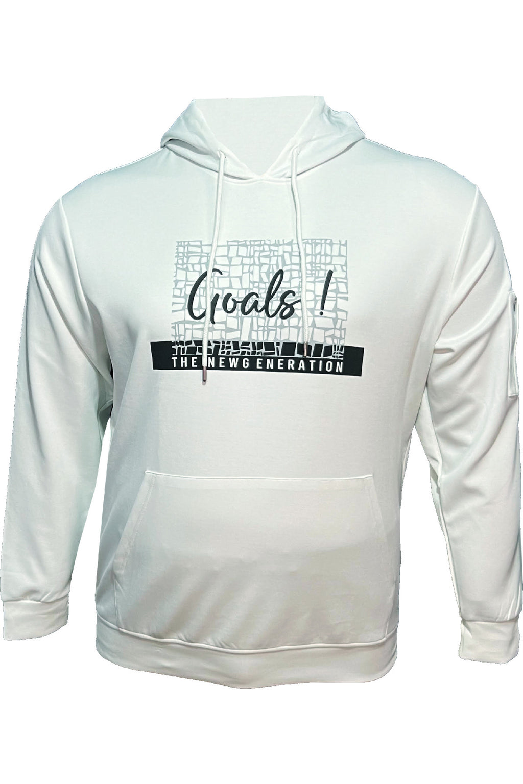 Büyük Beden Kapşonlu Baskılı Sweatshirt