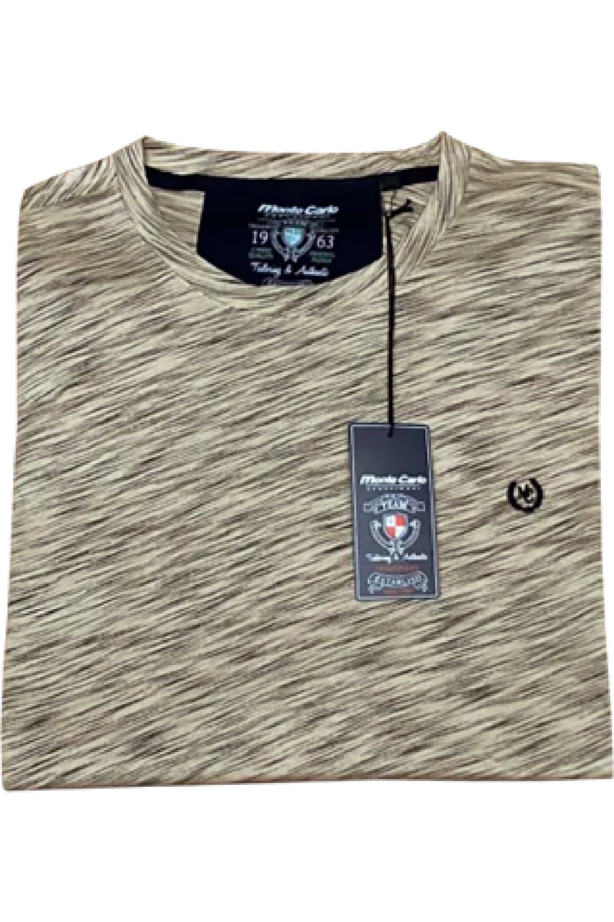 Büyük Beden Flamlı Likralı Penye T-shirt