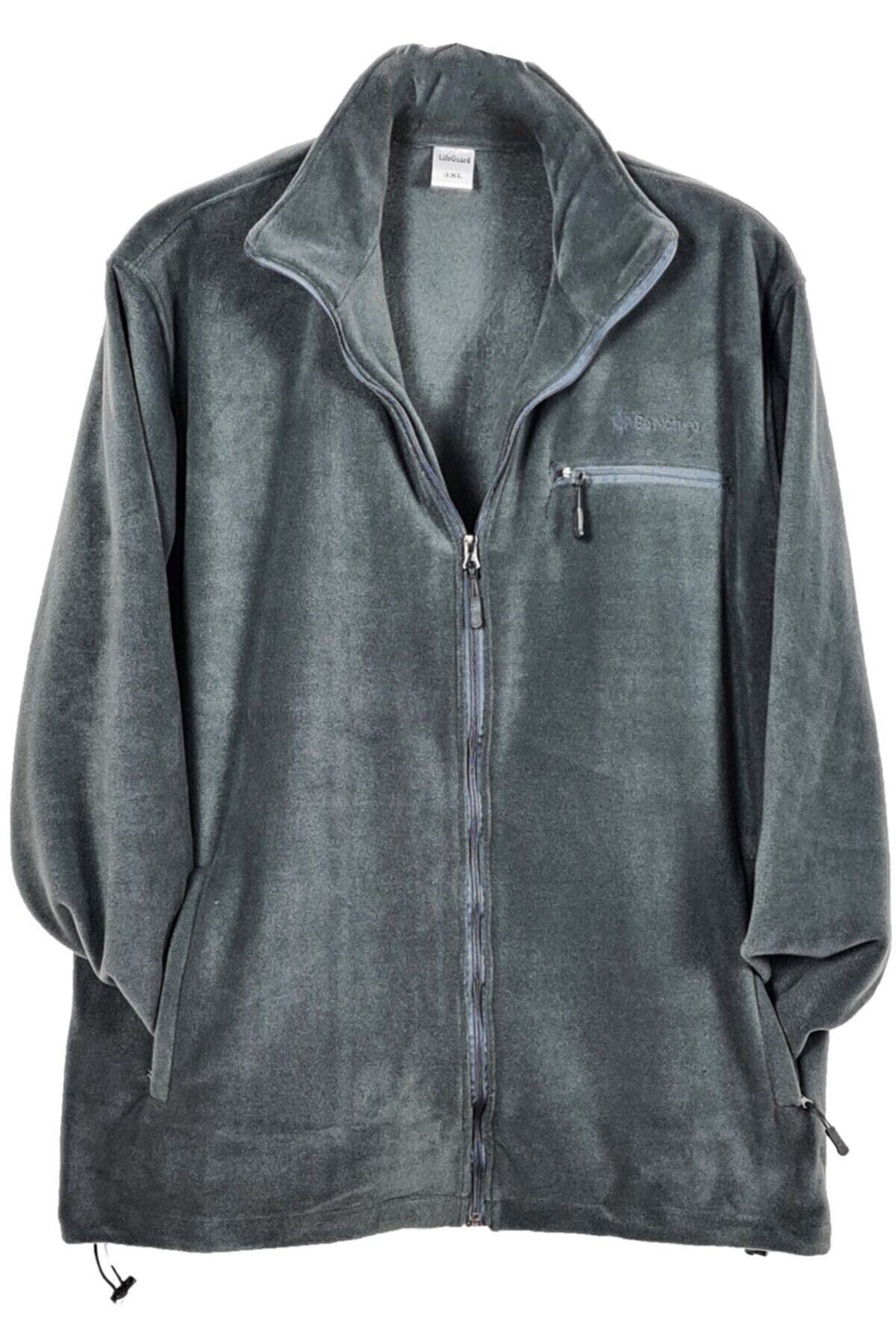 Büyük Beden Fermuarlı Polar Sweatshirt Bordo