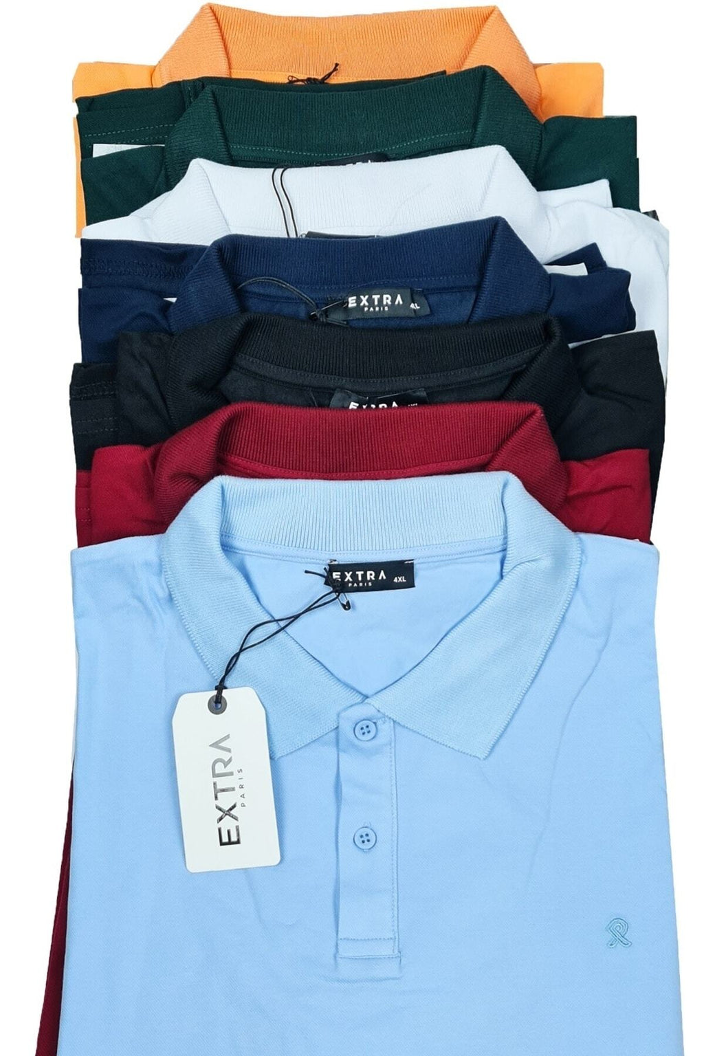 Büyük Beden Polo Yaka Lakost T-shirt