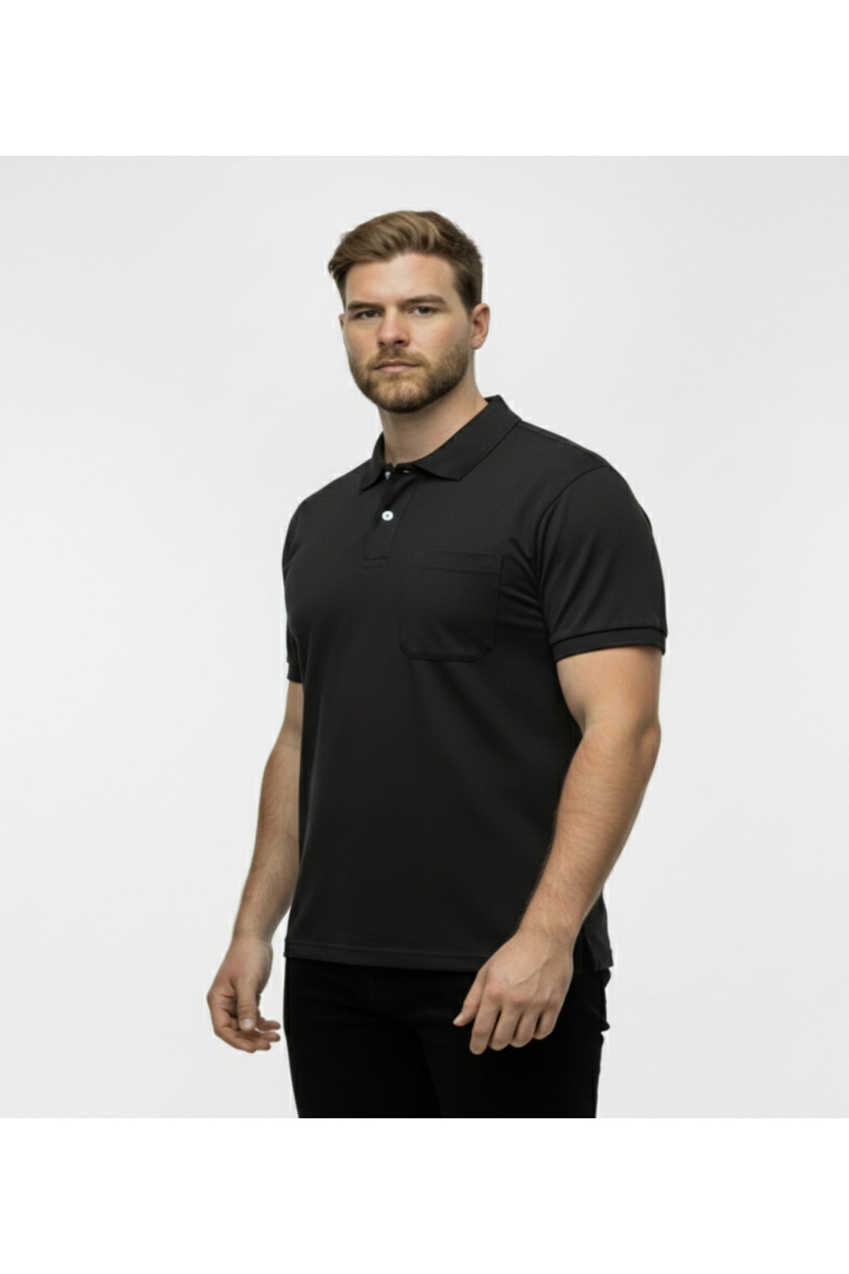 Büyük Beden Polo Yaka T-shirt