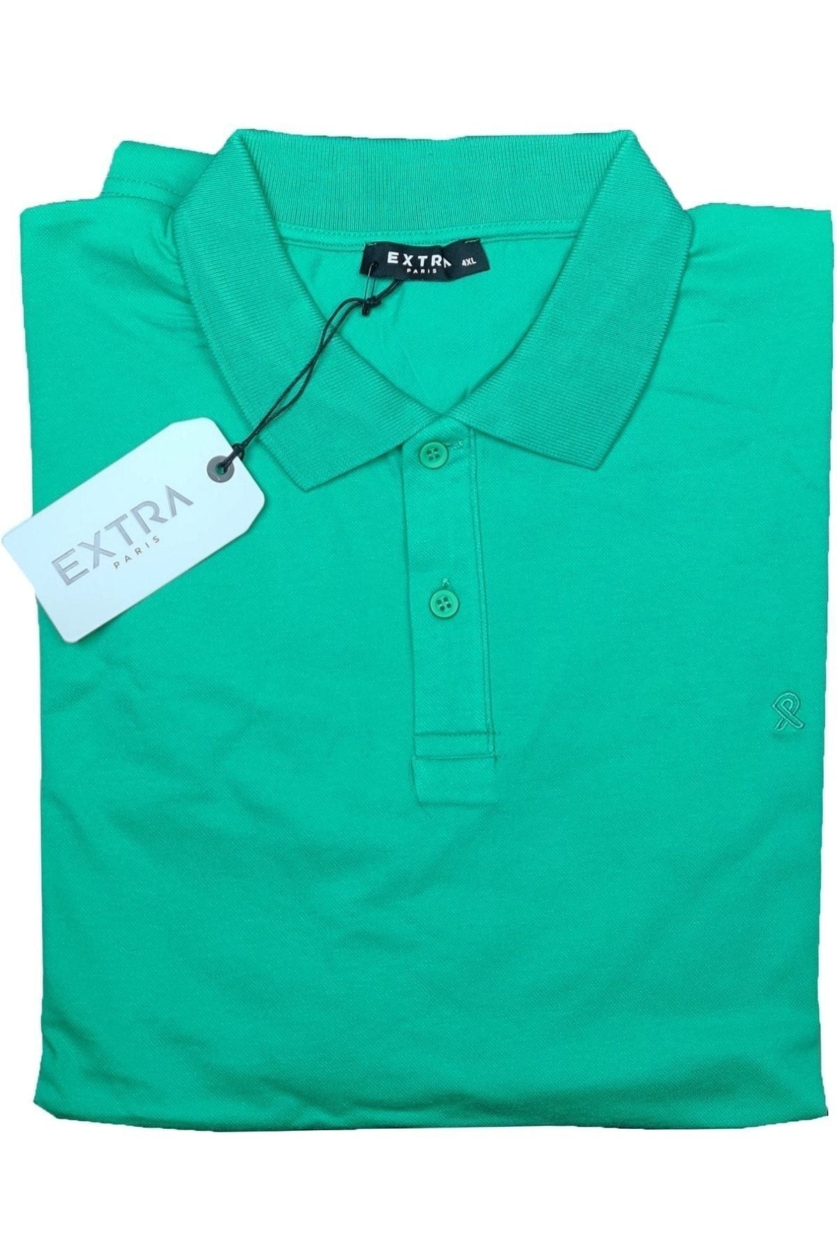 Büyük Beden İnce Polo Yaka Lakost T-Shirt