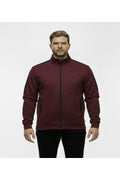 Büyük Beden Fermuarlı Uzun Kollu Sweatshirt