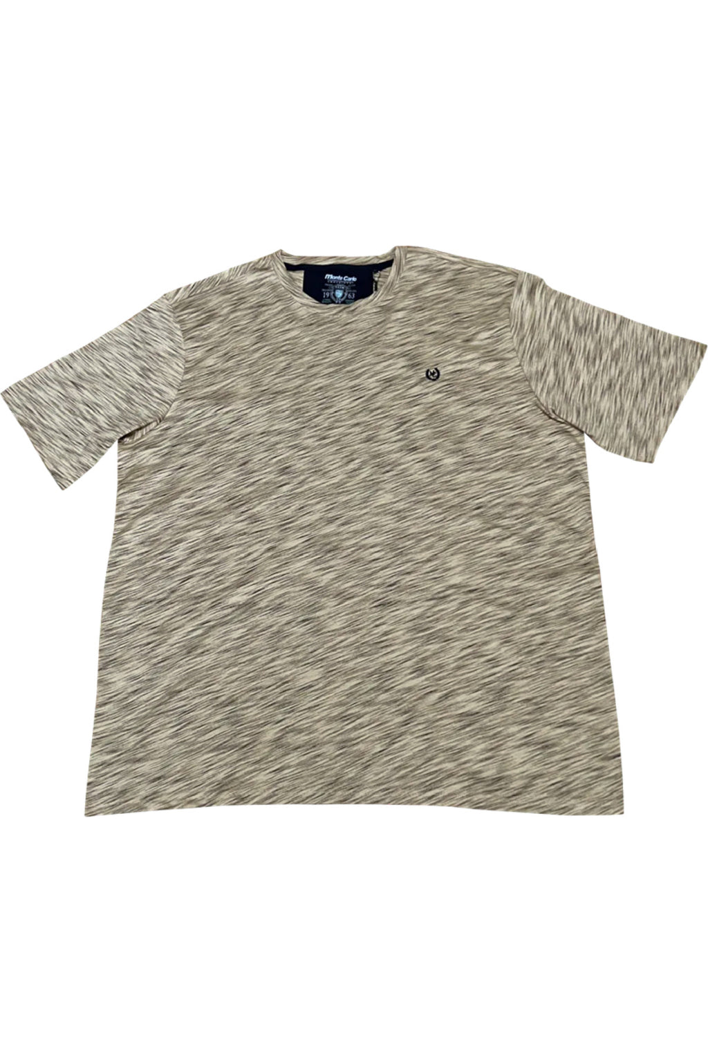 Büyük Beden Flamlı Likralı Penye T-shirt