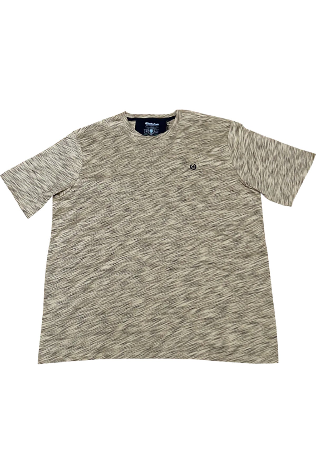 Büyük Beden Flamlı Likralı Penye T-shirt