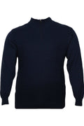 Büyük Beden Yakası Fermuarlı Triko Sweatshirt