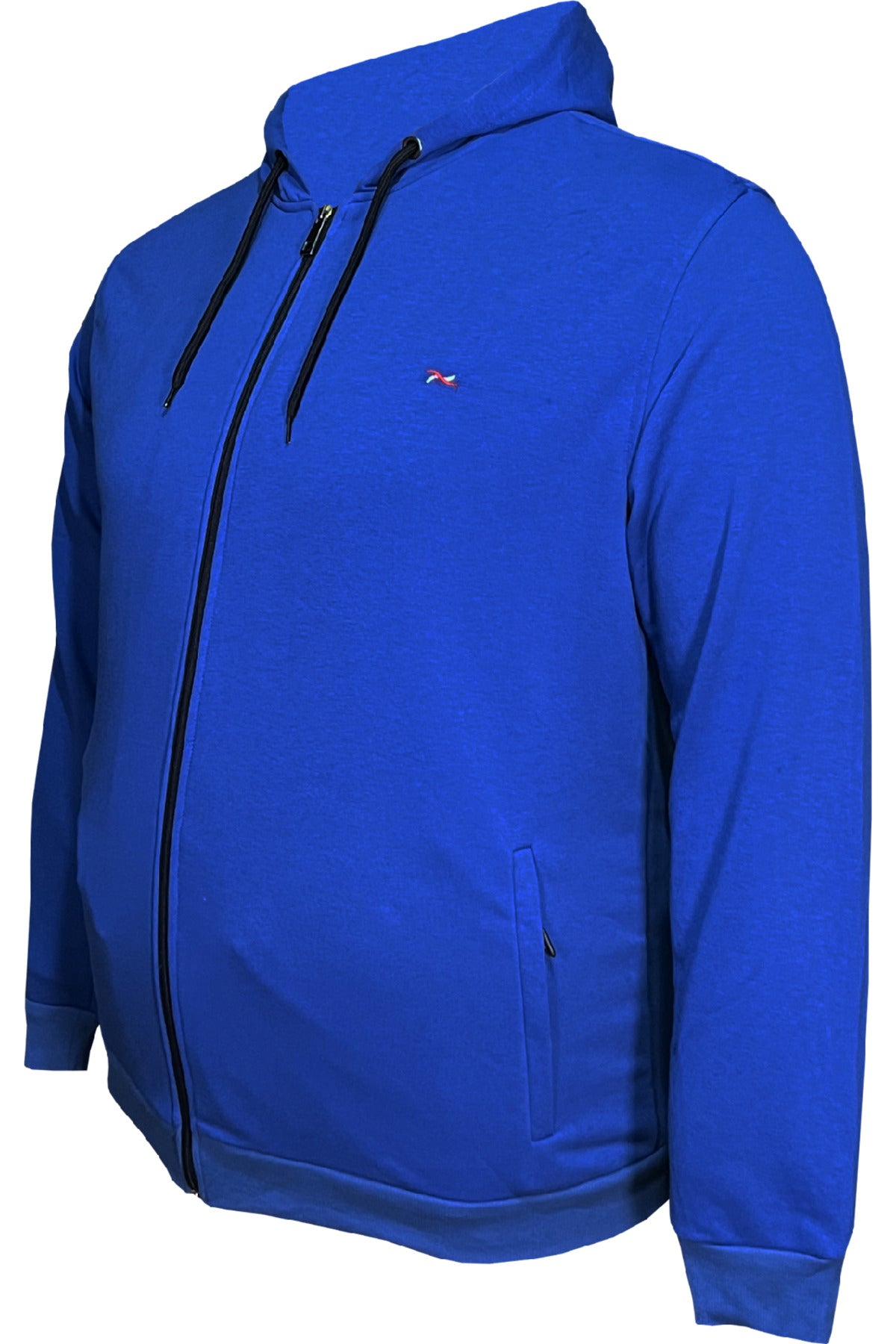 Büyük Beden Kapşonlu Fermuarlı Kışlık Sweatshirt