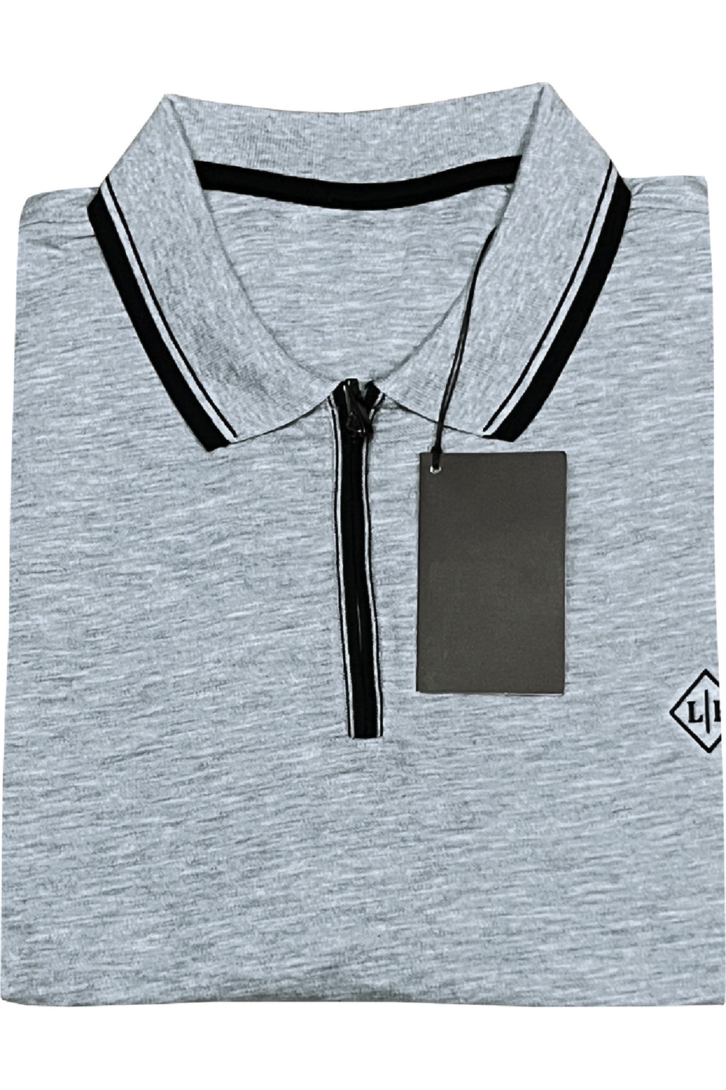 Büyük Beden Altı Lastikli Polo Yaka T-shirt