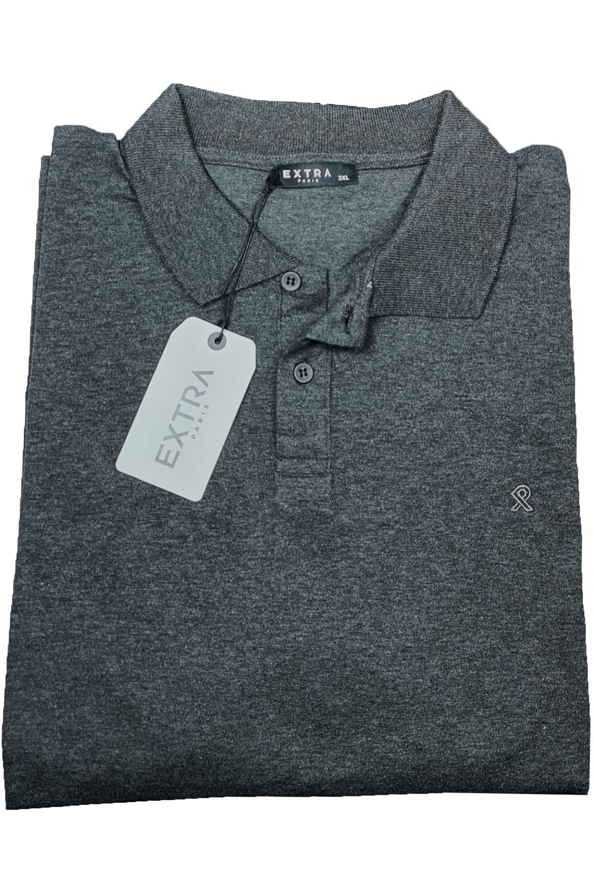 Büyük Beden İnce Polo Yaka Lakost T-Shirt