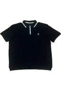 Büyük Beden Altı Lastikli Polo Yaka T-shirt