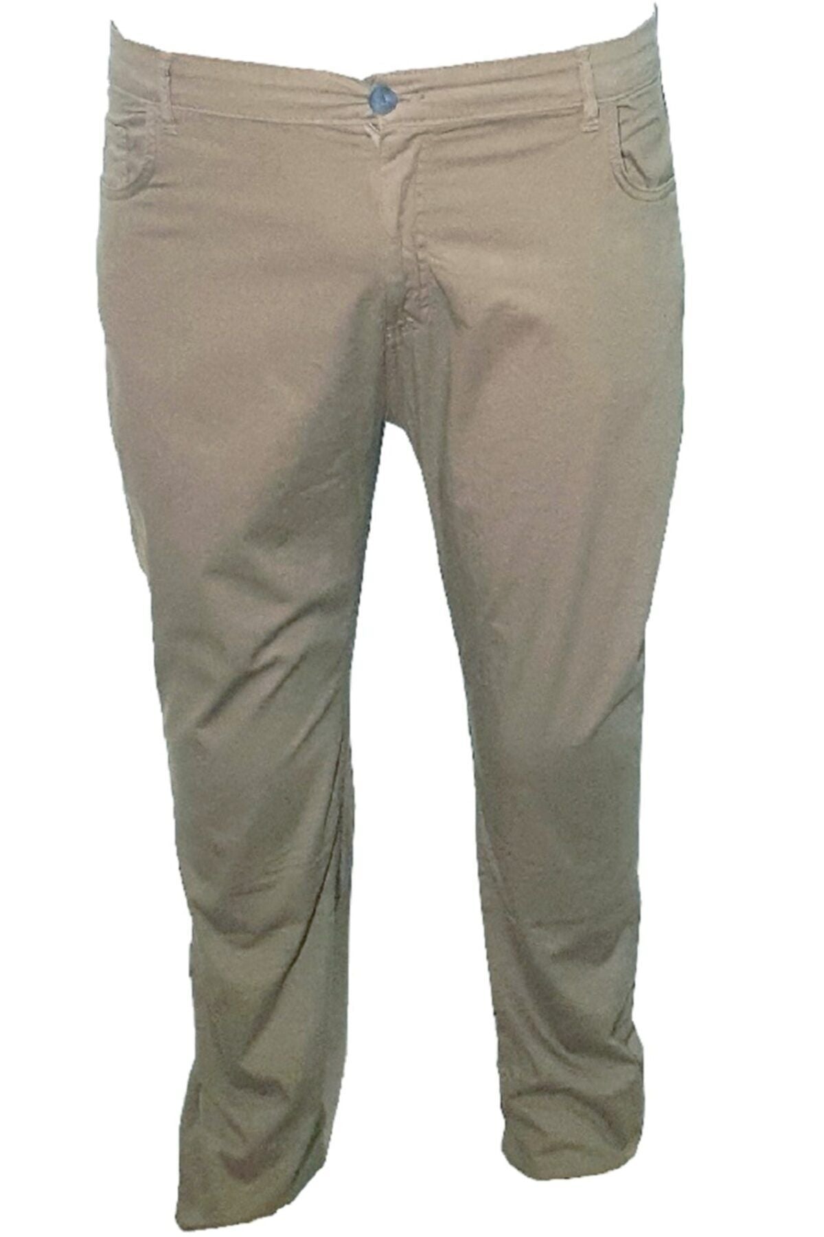 Büyük Beden Likralı Ince Yazlık Gabardin Pantolon