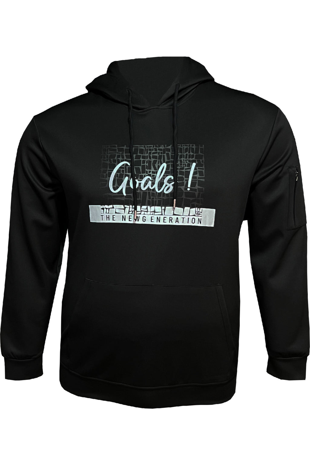Büyük Beden Kapşonlu Baskılı Sweatshirt