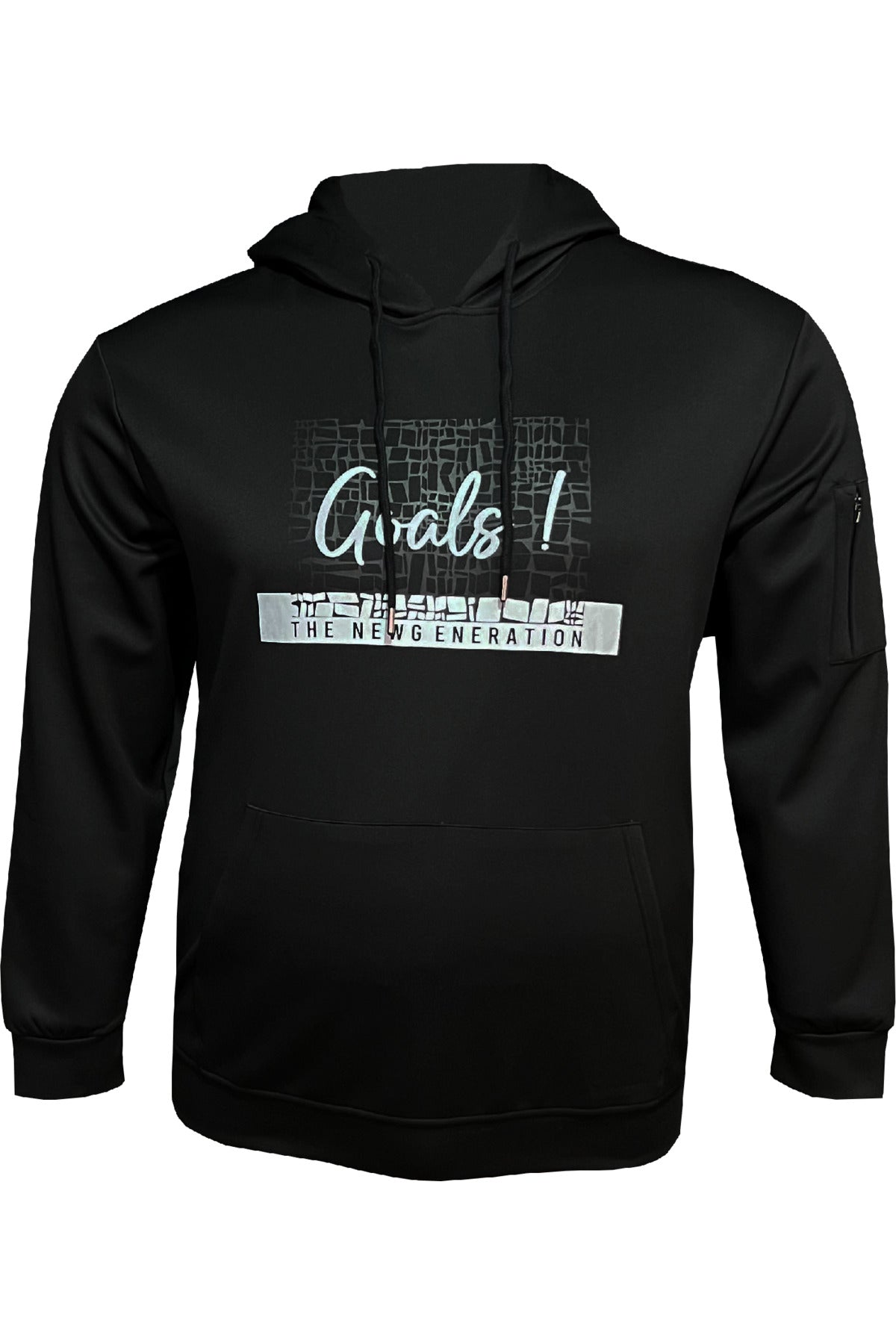 Büyük Beden Kapşonlu Baskılı Sweatshirt
