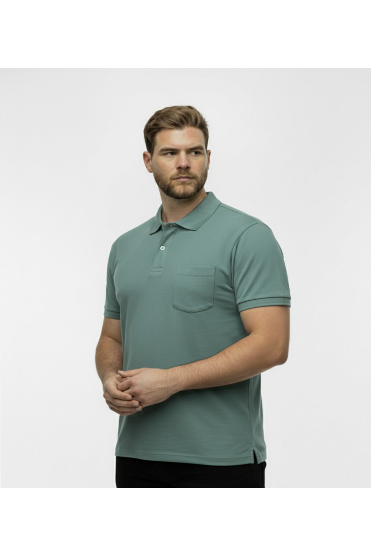 Büyük Beden Polo Yaka T-shirt