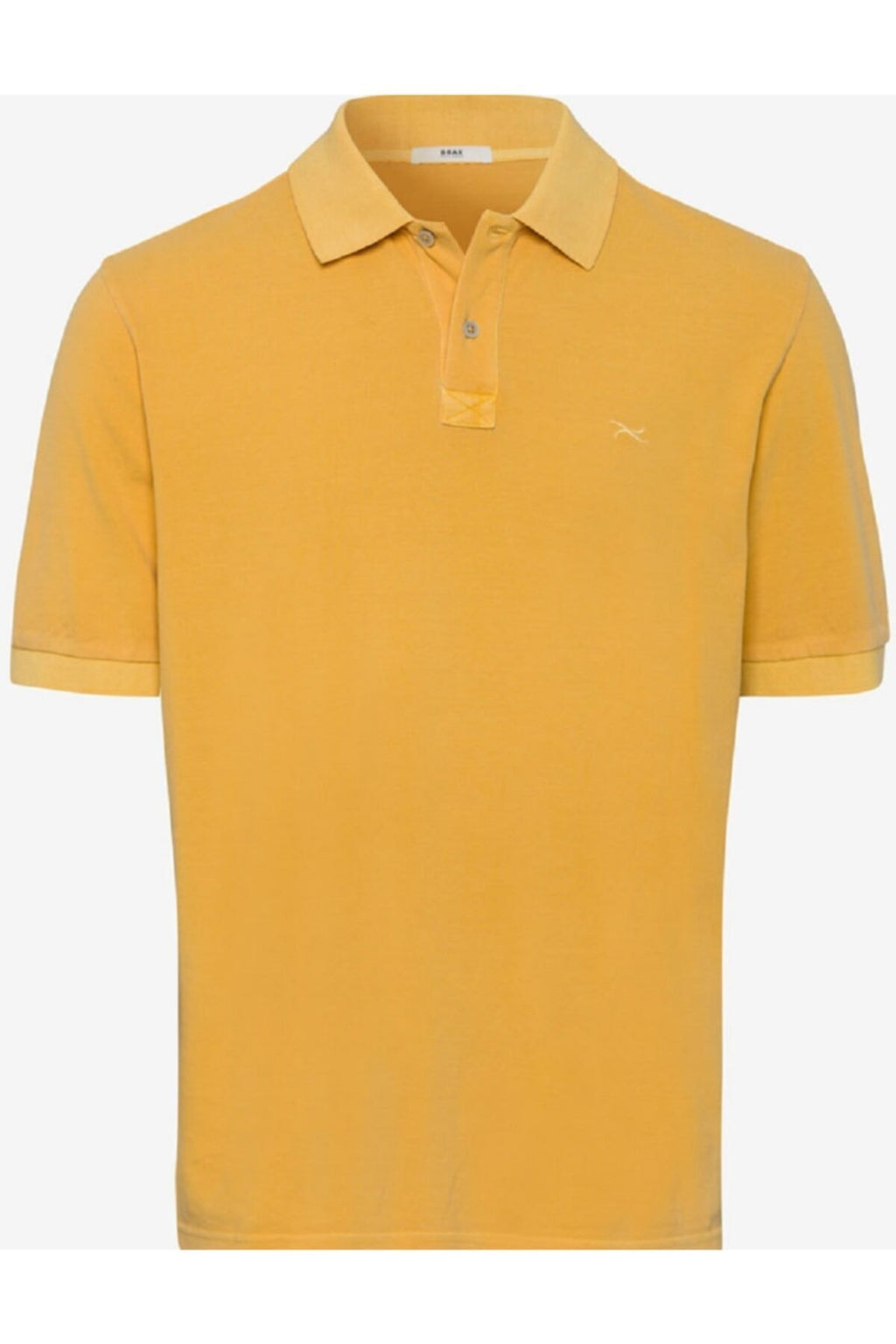 Erkek Sarı Büyük Beden Polo Yaka T-shirt