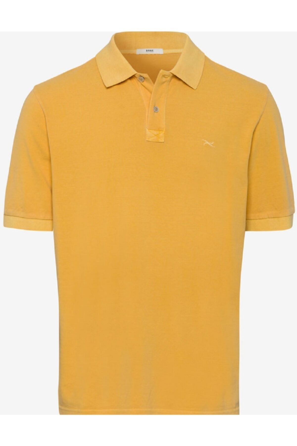 Erkek Sarı Büyük Beden Polo Yaka T-shirt