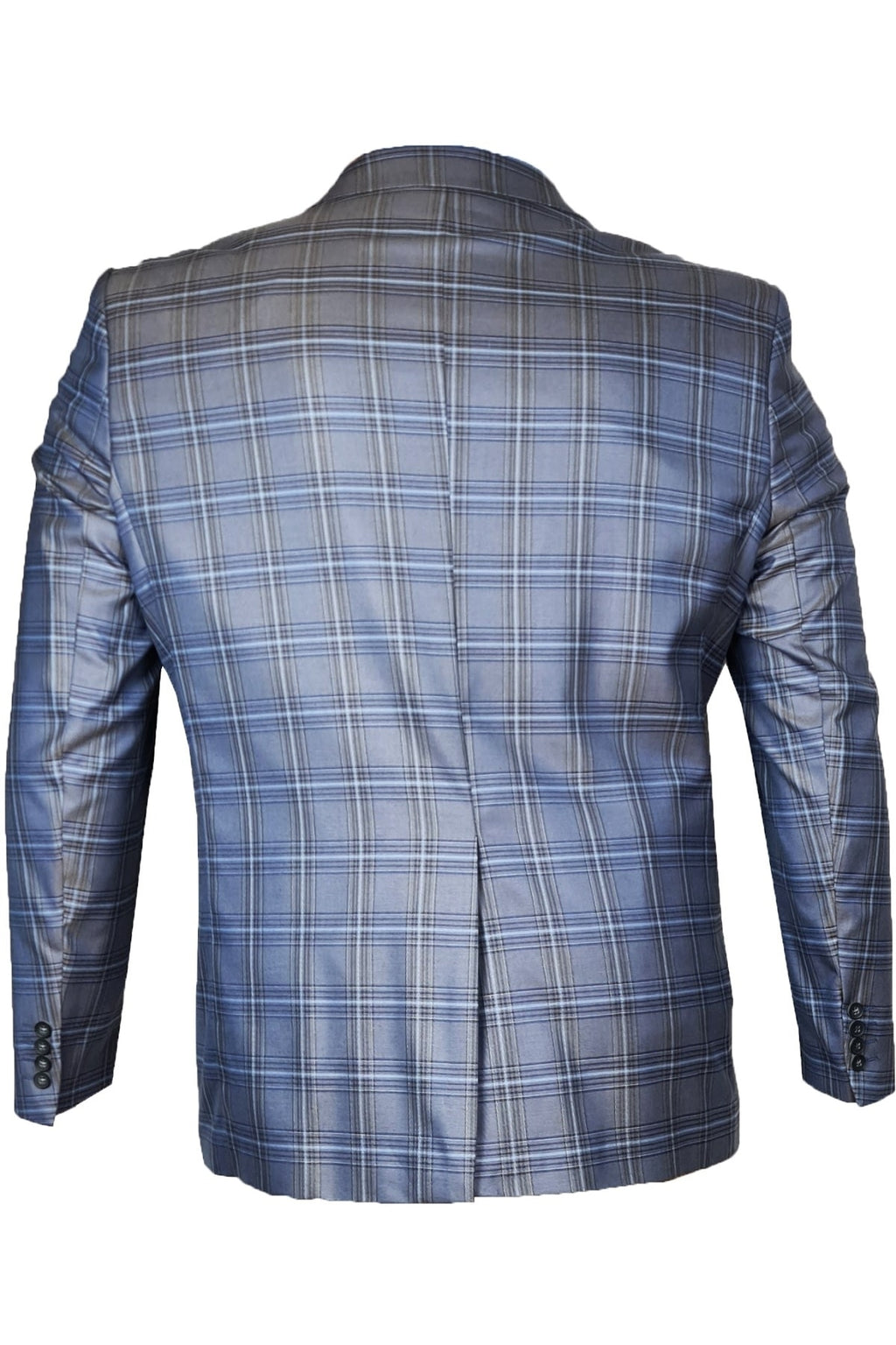 Büyük Beden Ekose Blazer Ceket/6 Drop