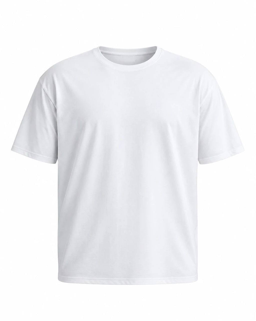 Büyük Beden Likralı Bisiklet Yaka Tshirt