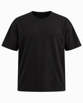 Büyük Beden Likralı Bisiklet Yaka Tshirt